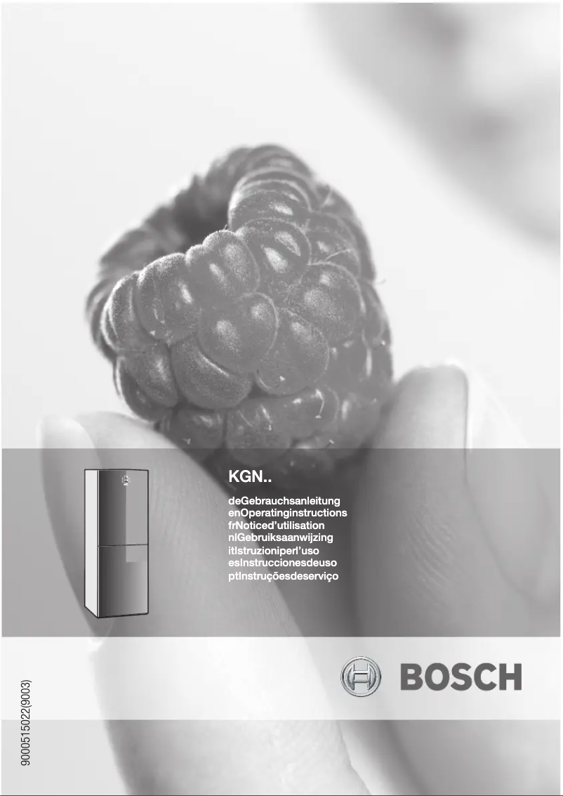Page n°1 - Mode d'emploi Bosch KGN36S51