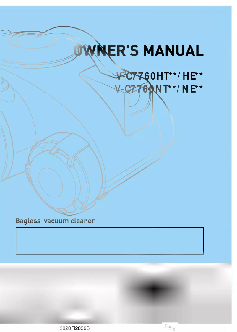 Page 1 de la notice Manuel utilisateur LG V-C7760NTR