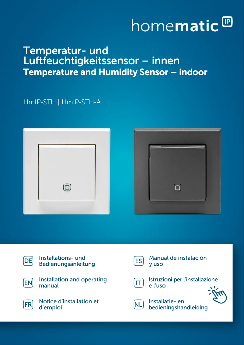 Page n°1 - Manuel utilisateur Homematic IP HmIP-STH