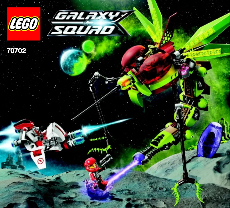 Page 1 de la notice Manuel utilisateur Lego Galaxy Squad 70702