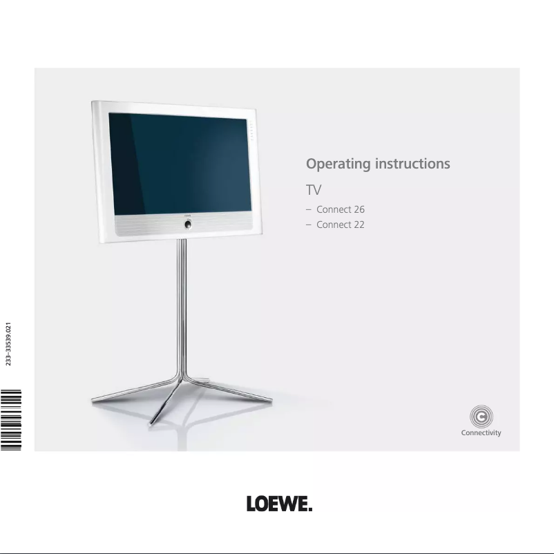 Page n°1 - Manuel utilisateur Loewe Connect 26