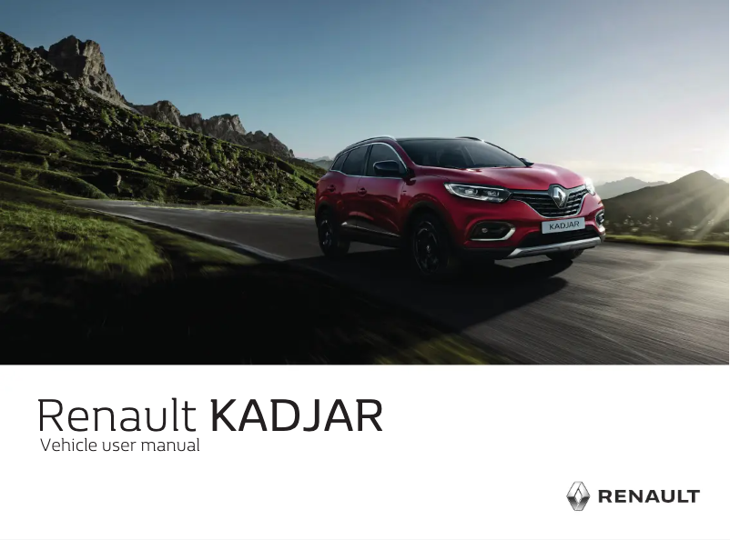 Page 1 de la notice Manuel utilisateur Renault Kadjar (2021)