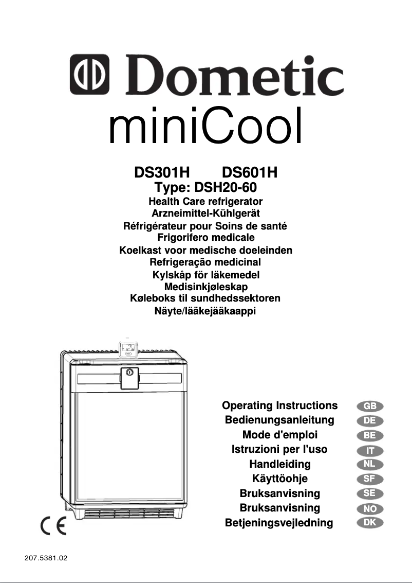 Page n°1 - Mode d'emploi Dometic DS301H