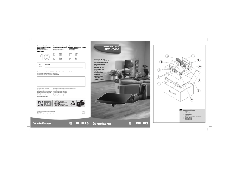 Page n°1 - Manuel utilisateur Philips SBCVS400