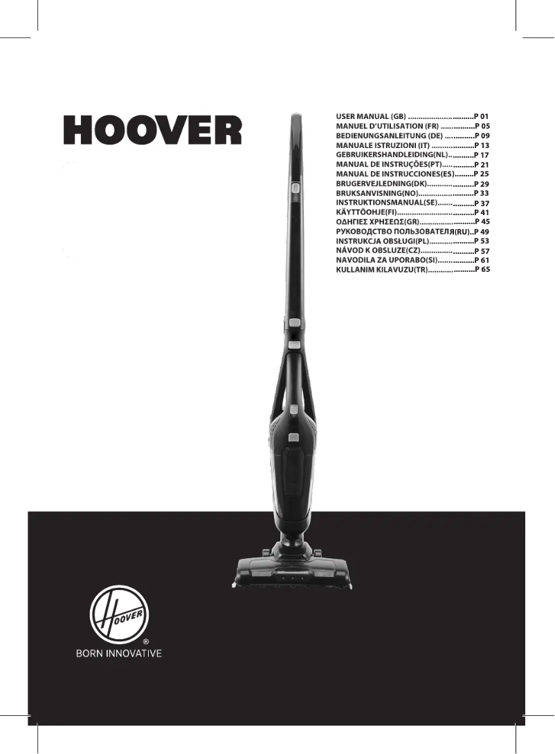 Página 1 del manual Manual de instrucciones Hoover FM216LI 011