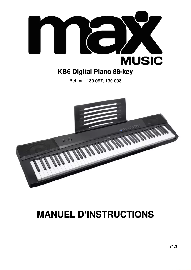 Image de la première page du manuel de l'appareil KB6