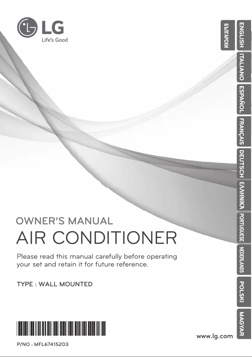 Page n°1 - Manuel utilisateur LG E12EK