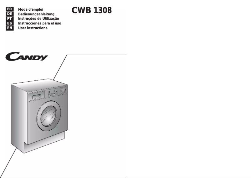 Image de la première page du manuel de l'appareil CWB 1308-37S