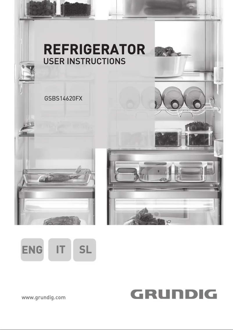 Page 1 de la notice Manuel utilisateur Grundig GSBS 16820 FX