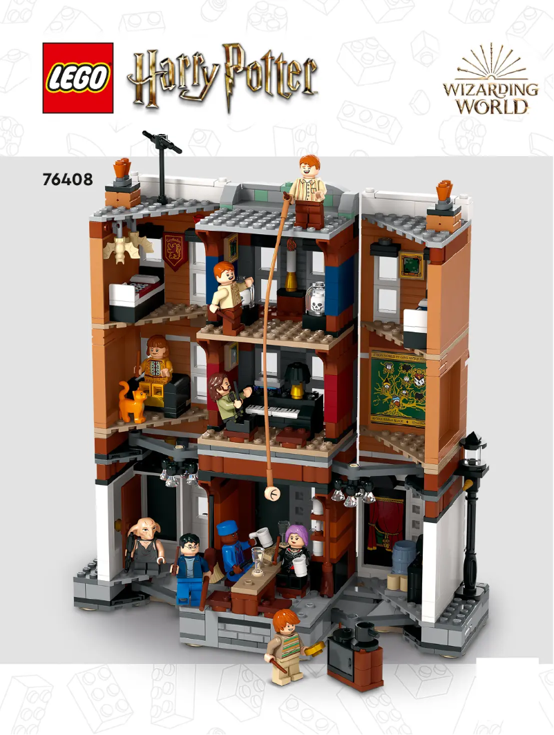 Page n°1 - Consignes visuelles Lego Harry Potter 76408