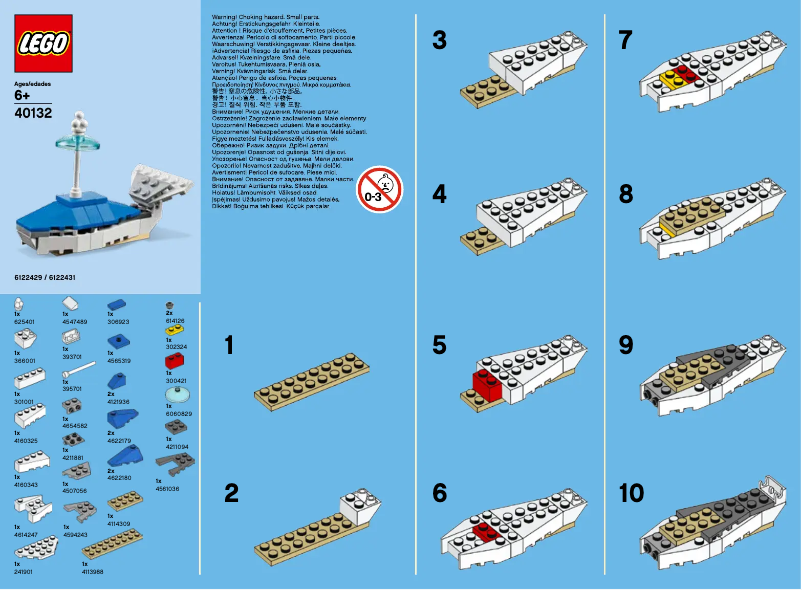 Page n°1 - Manuel utilisateur Lego Whale 40132