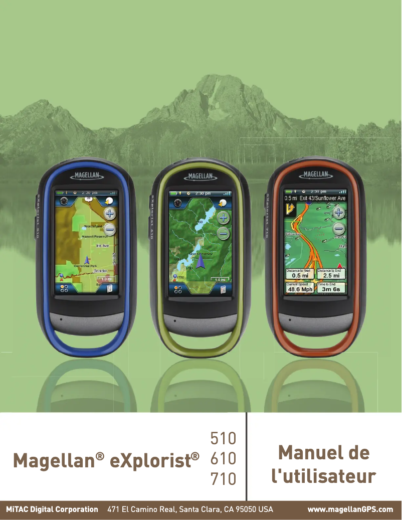 Page n°1 - Manuel utilisateur Magellan Explorist 510