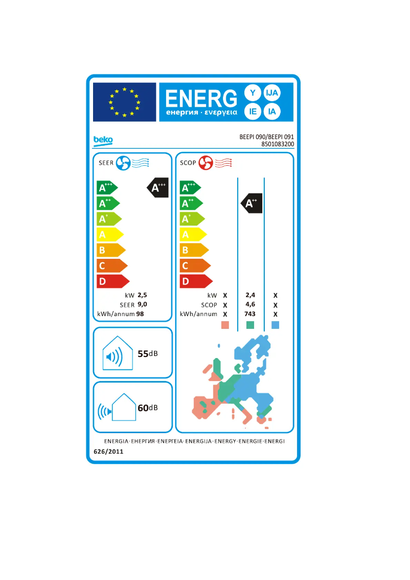 Image de la première page du manuel de l'appareil BEEPI 090