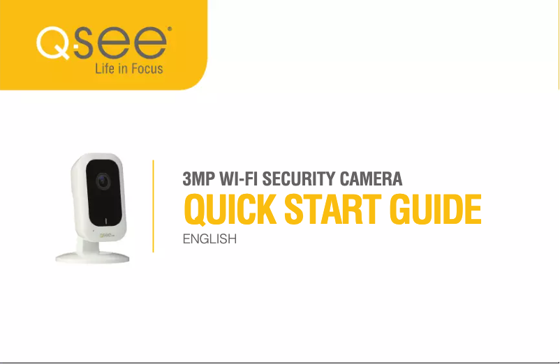 Page n°1 - Manuel utilisateur Q-See QCW3MP16