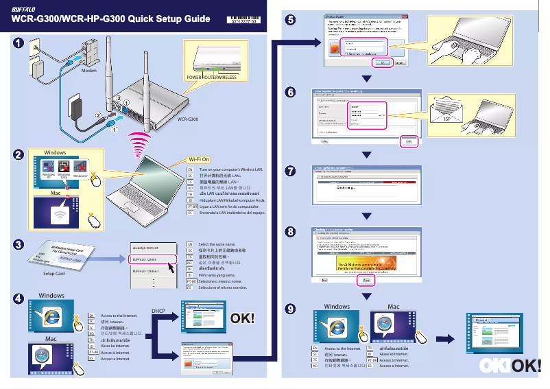 Página 1 del manual Manual de usuario Buffalo AirStation WCR-G300