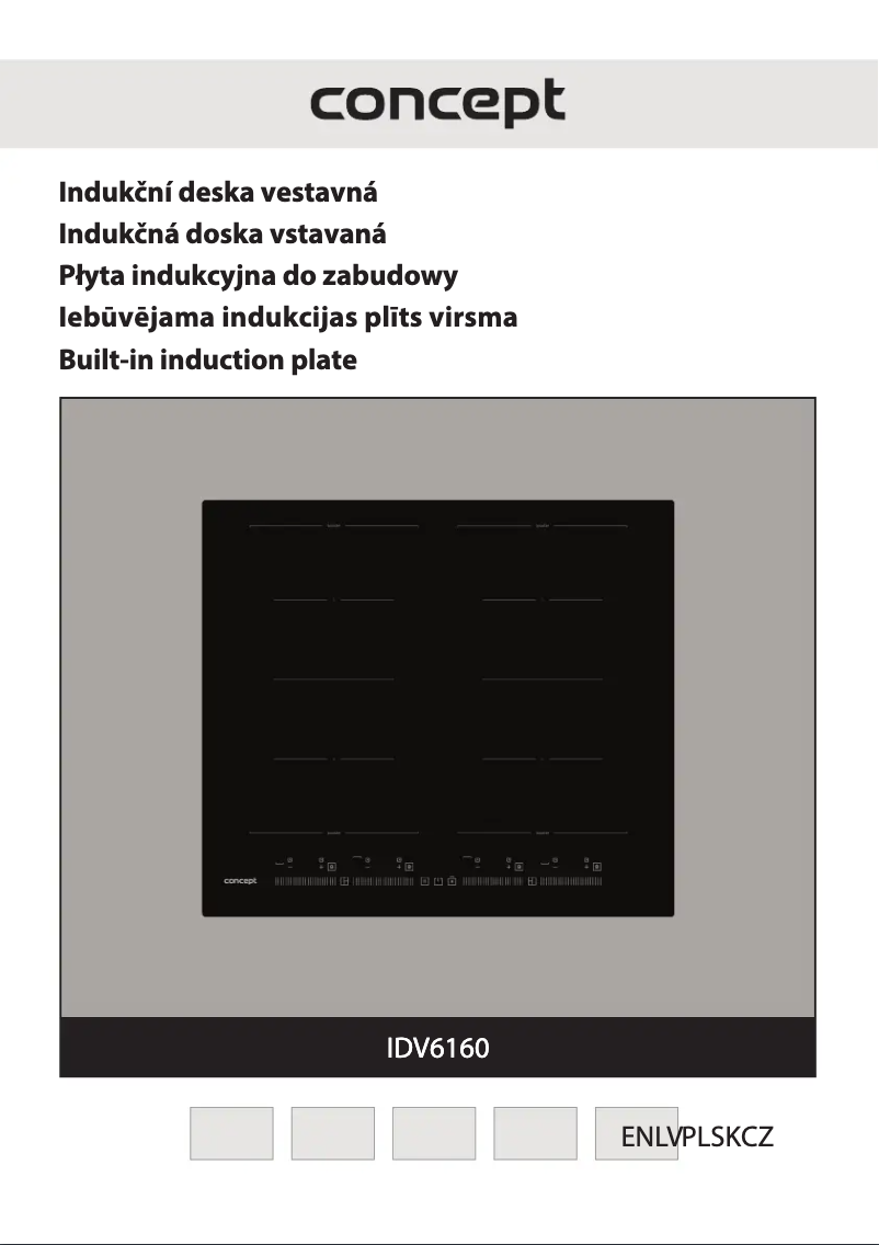 Page 1 de la notice Manuel utilisateur Concept IDV6160