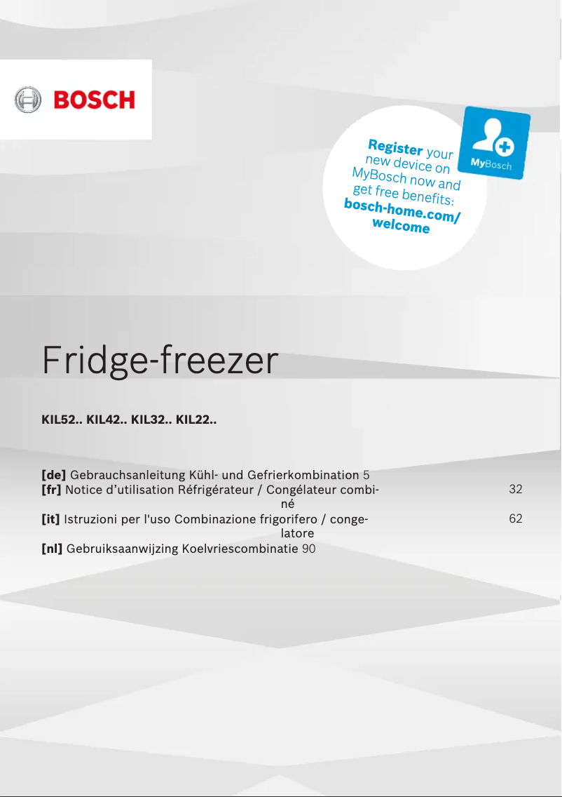 Image de la première page du manuel de l'appareil KIL32ADF0