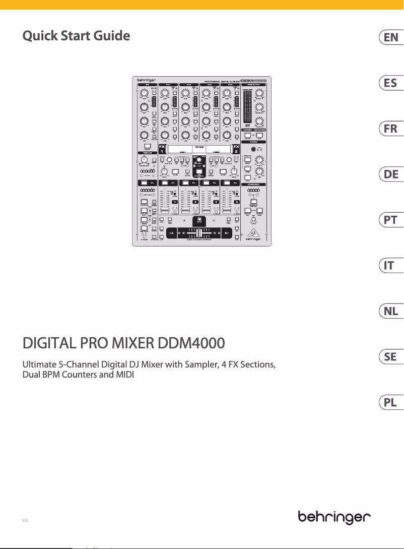 Imagen de la primera página del manual del dispositivo DDM4000