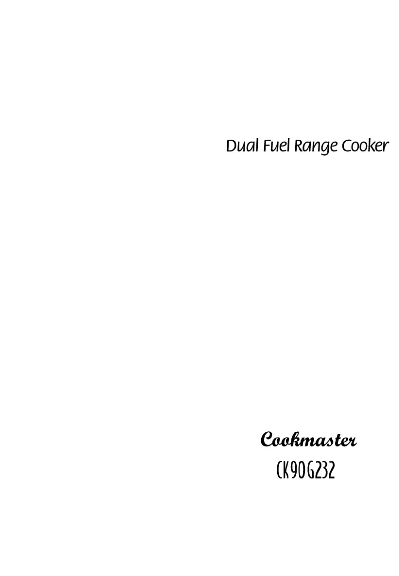 Image de la première page du manuel de l'appareil Cookmaster CK90G232