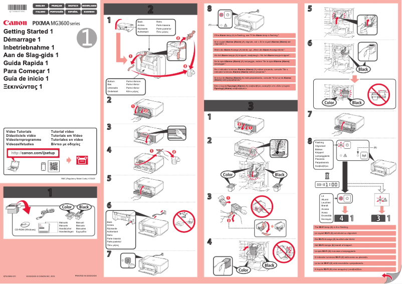 Page 1 de la notice Manuel utilisateur Canon PIXMA MG3650