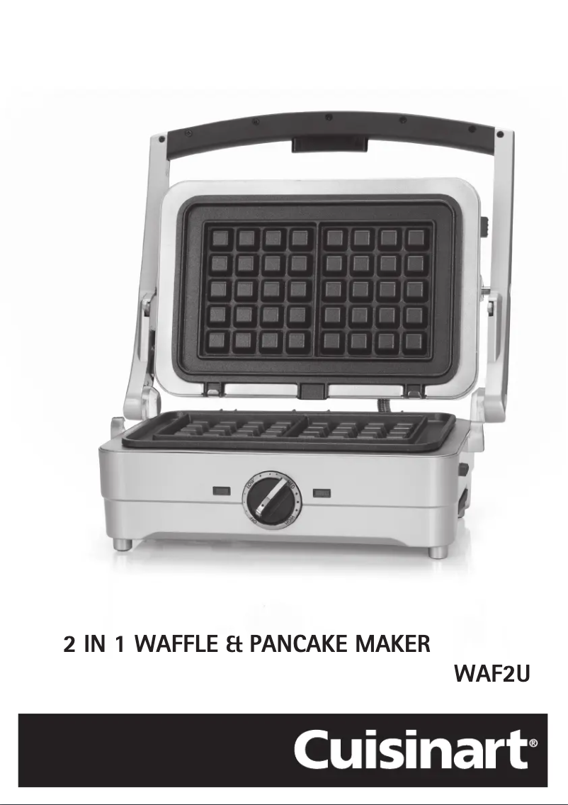 Page 1 de la notice Manuel utilisateur Cuisinart WAF2U