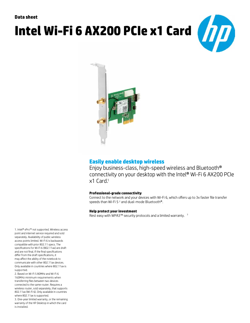 Page 1 de la notice Manuel utilisateur HP 7CE01AA