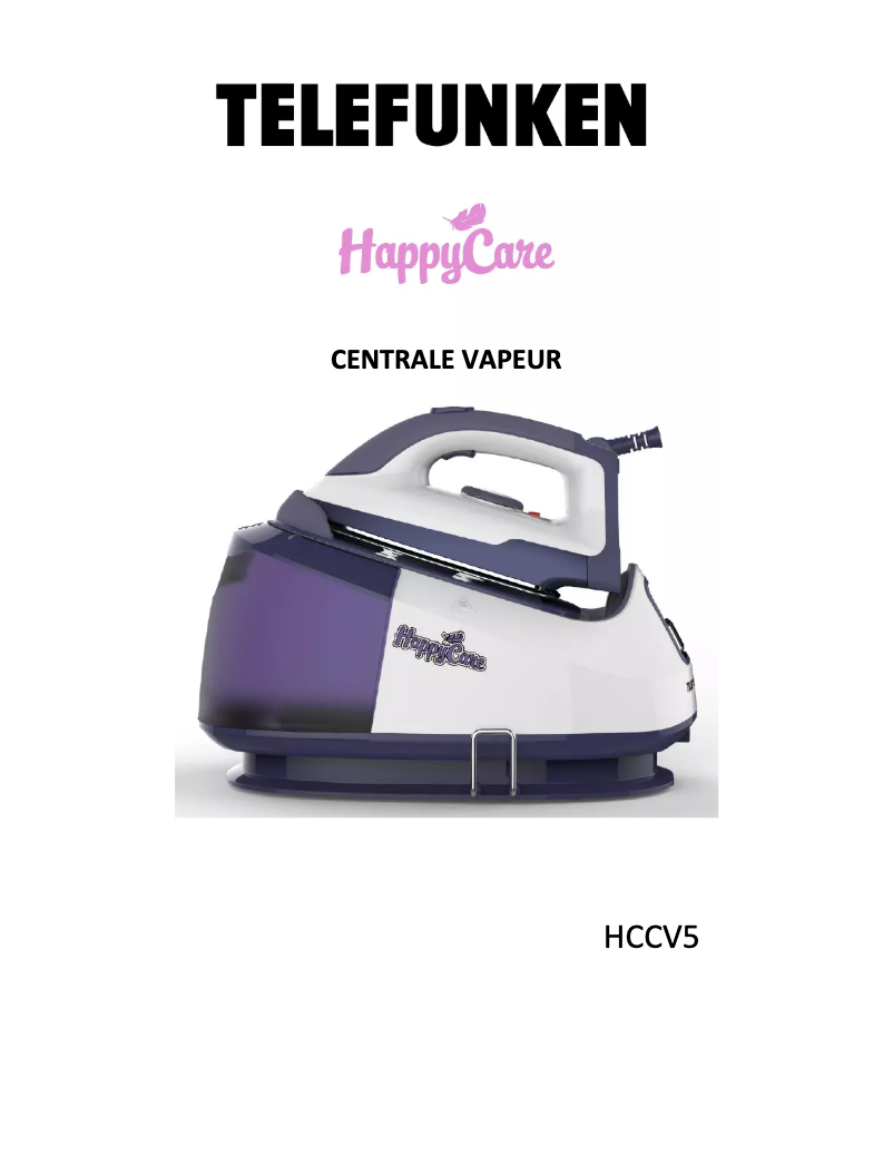 Page n°1 - Manuel utilisateur Telefunken HappyCare HCCV-5