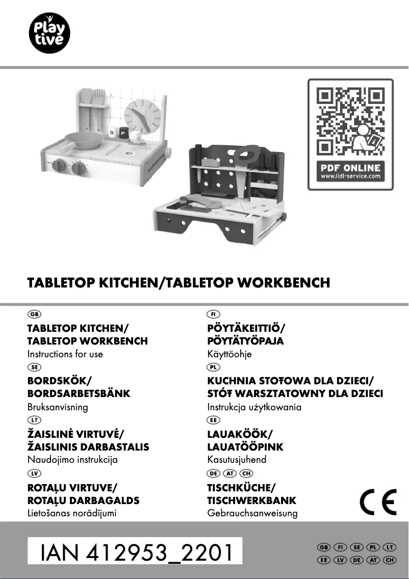 Página 1 del manual Manual de usuario Playtive IAN 412953