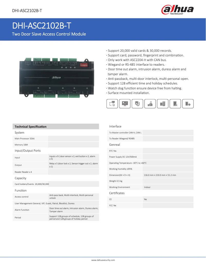 Image de la première page du manuel de l'appareil ASC2102B-T
