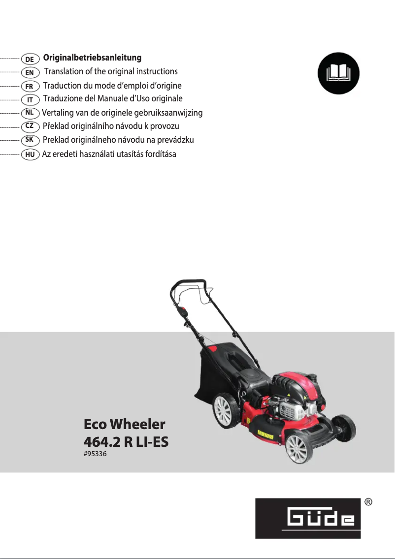 Image de la première page du manuel de l'appareil ECO WHEELER 464.2 R LI-ES