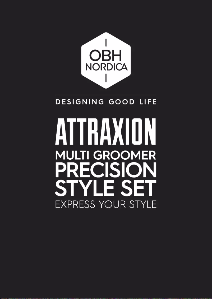 Image de la première page du manuel de l'appareil Attraxion Precision Style 5594