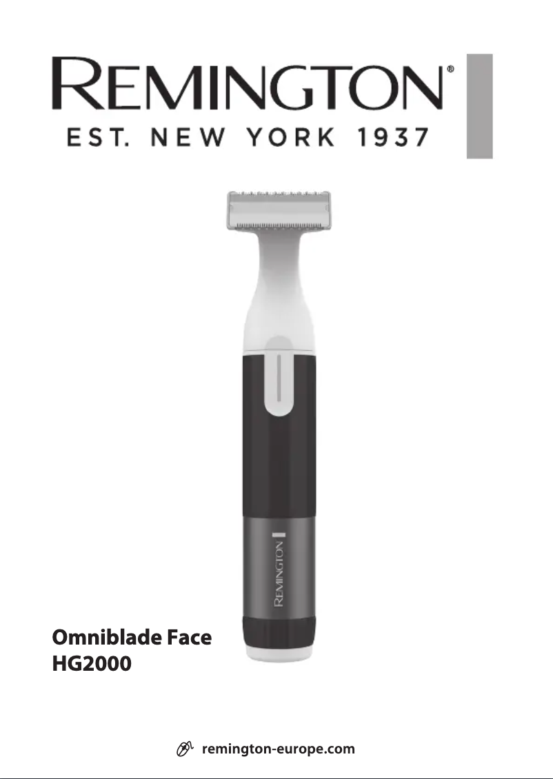 Page n°1 - Manuel utilisateur Remington Omniblade Face HG2000