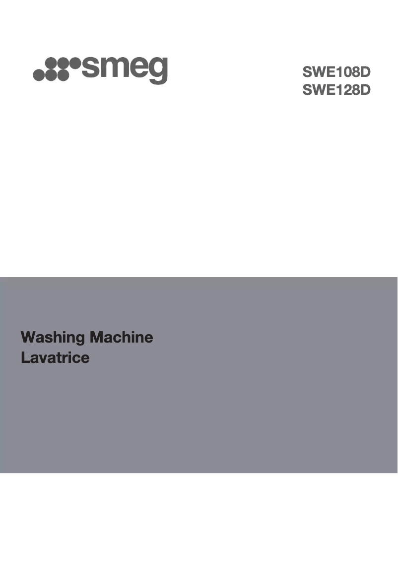 Page n°1 - Manuel utilisateur Smeg SWE108D