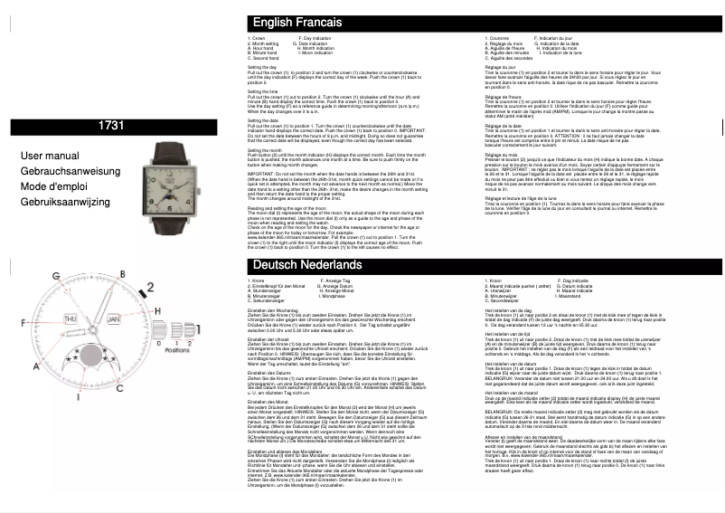 Page n°1 - Manuel utilisateur Davis Spencer 1731