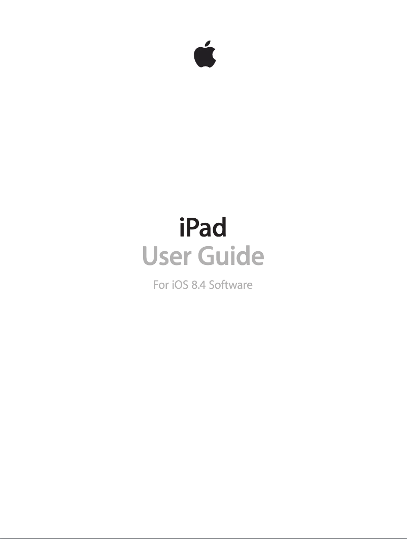 Page n°1 - Manuel utilisateur Apple iPad mini 2