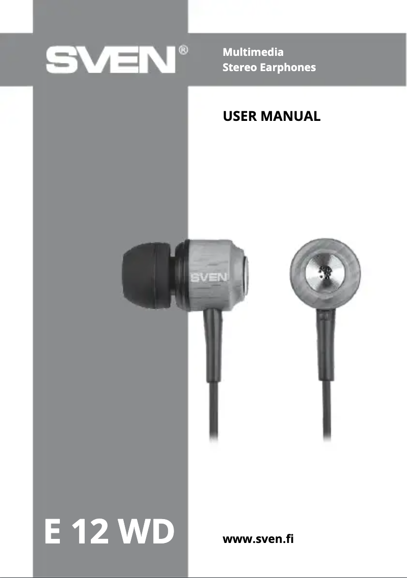 Image de la première page du manuel de l'appareil E-12 WD