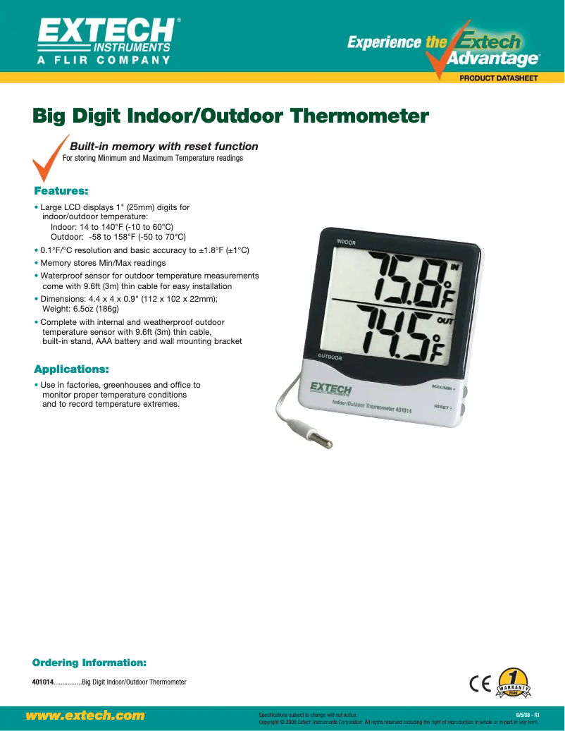 Image de la première page du manuel de l'appareil 401014