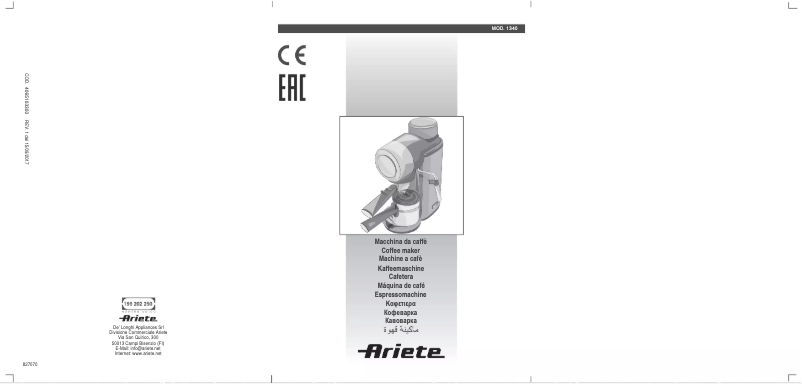 Image de la première page du manuel de l'appareil Mokita 1340