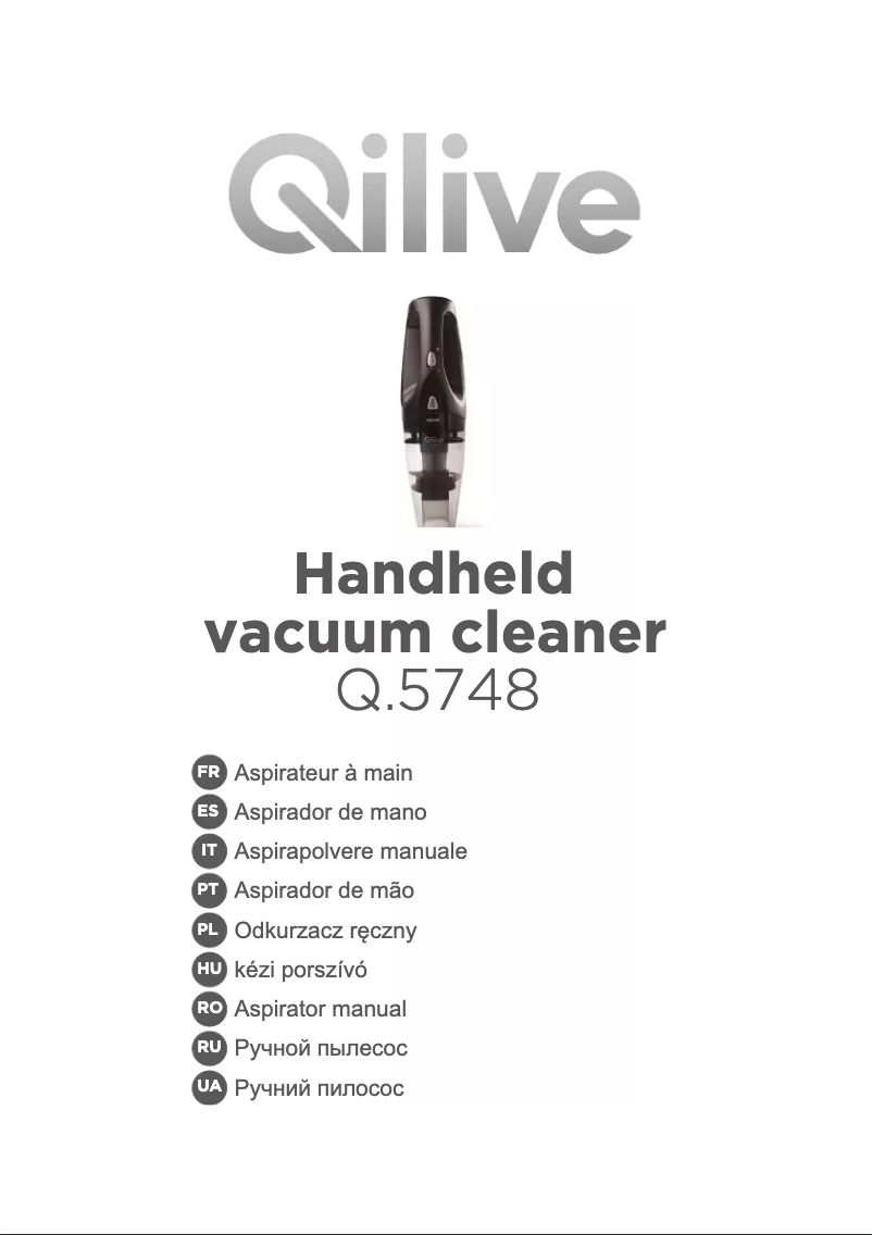Page n°1 - Manuel utilisateur Qilive Q.5748