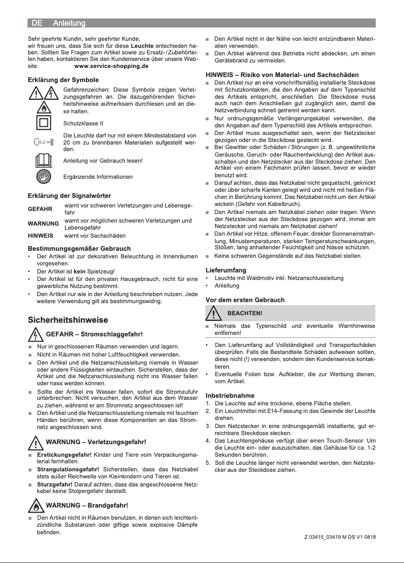 Page n°1 - Manuel utilisateur EasyMaxx 05480