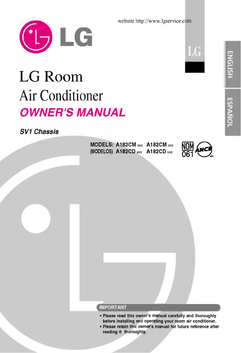 Página 1 del manual Manual de usuario LG LS-C182VDL2