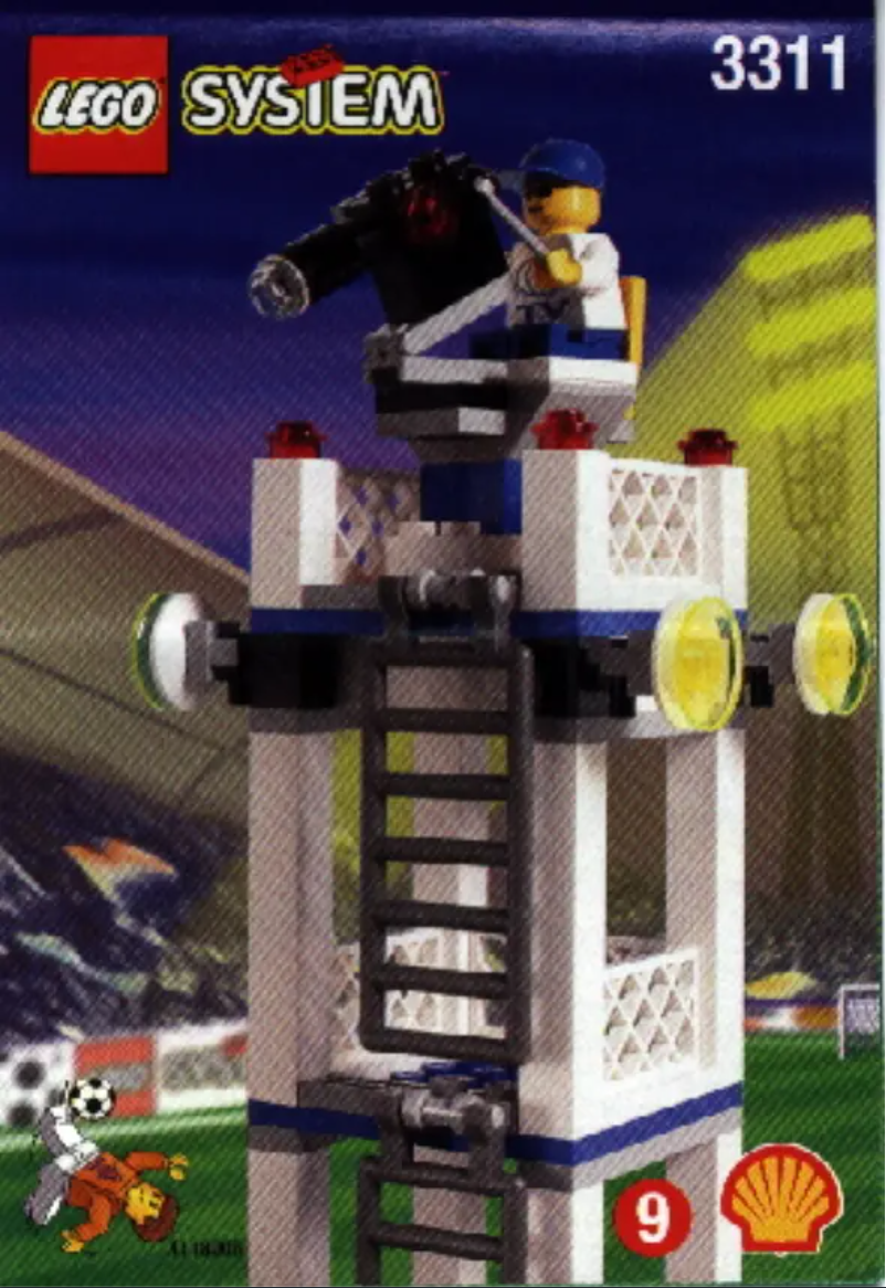 Page 1 of the manual User Manual Lego TELEVISION TOWER