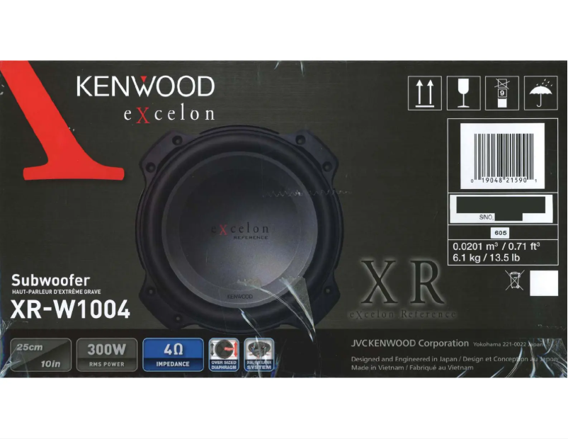 Page n°1 - Manuel utilisateur Kenwood Excelon XR-W1004