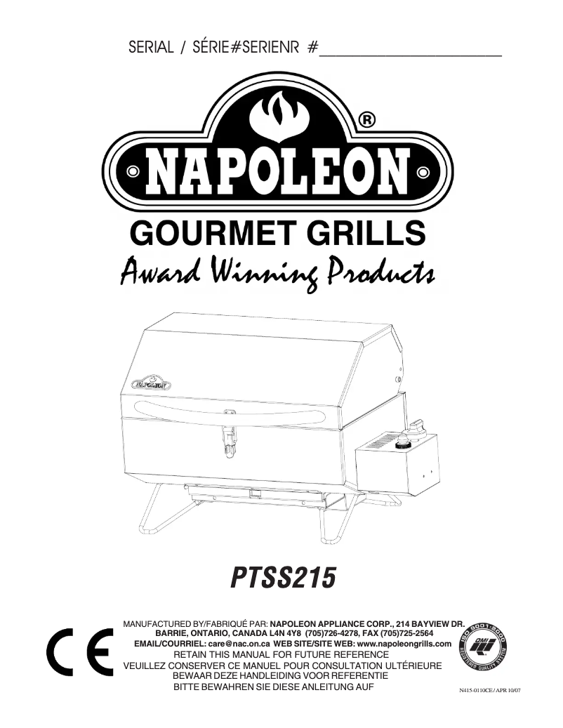 Image de la première page du manuel de l'appareil PTSS215 Freestyle