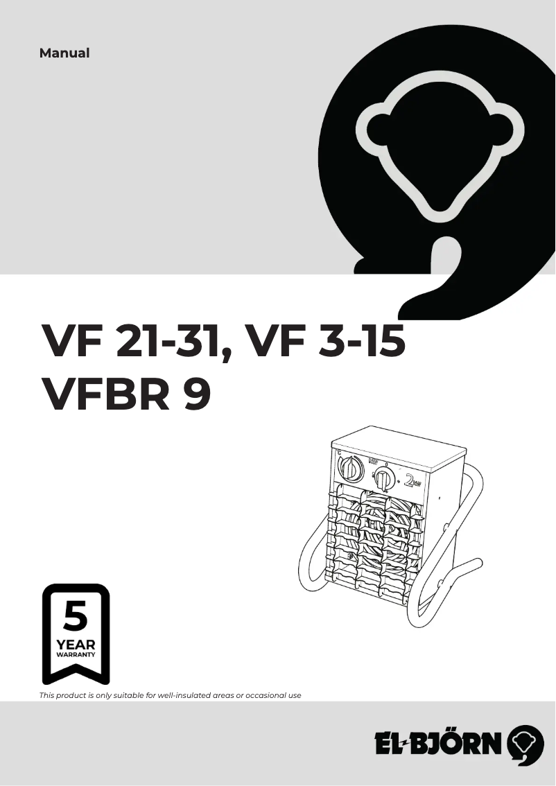 Image de la première page du manuel de l'appareil VF 9