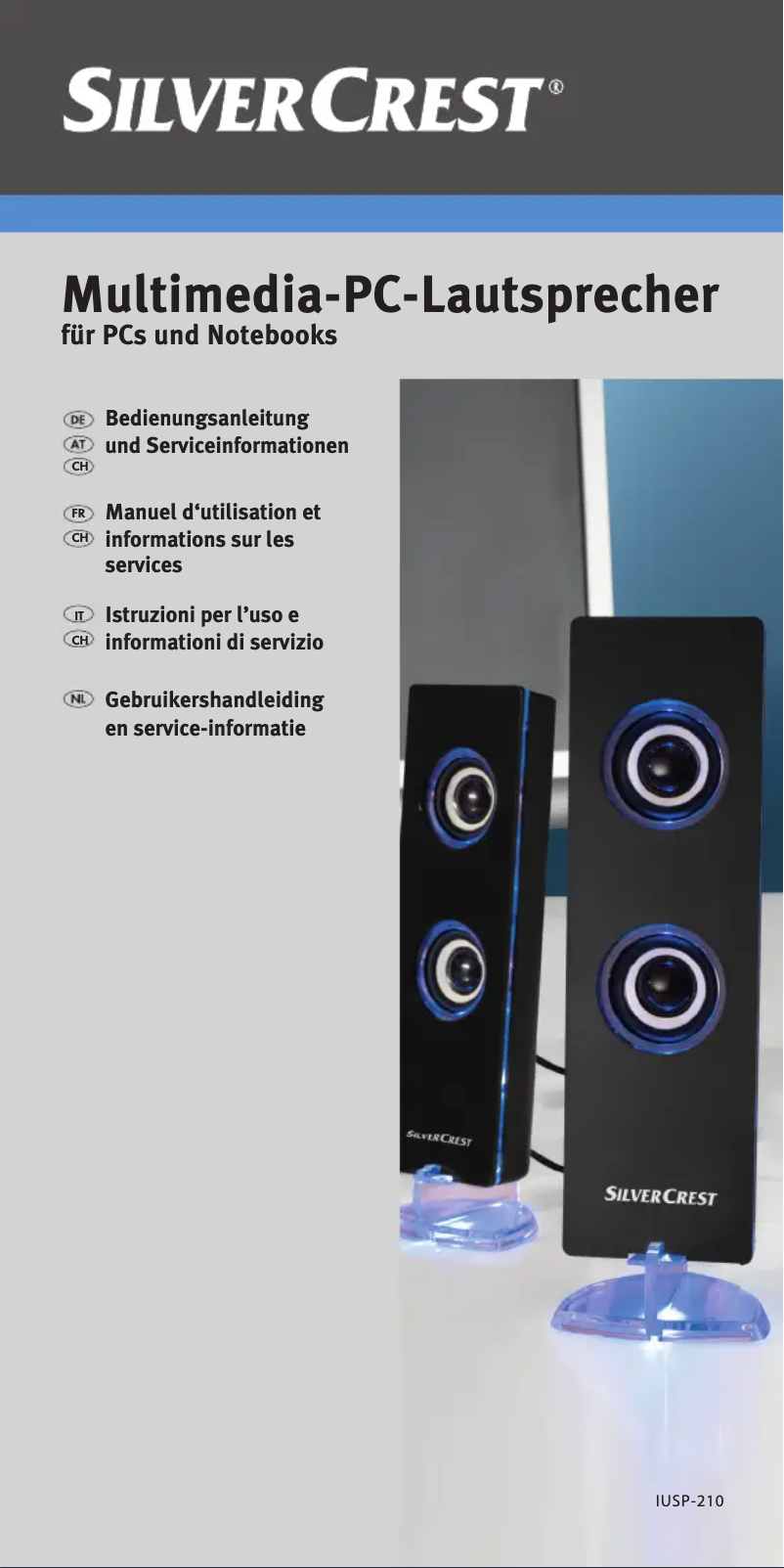 Page 1 de la notice Manuel utilisateur SilverCrest IUSP-210