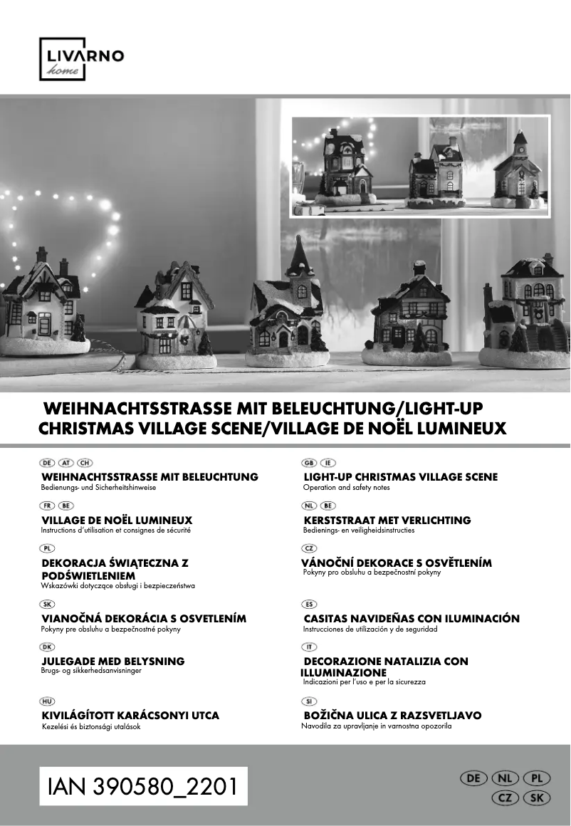 Page 1 de la notice Manuel utilisateur Livarno Lux HG02935A