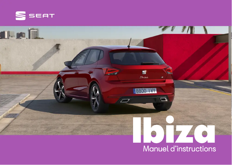 Page 1 de la notice Manuel utilisateur Seat Ibiza (2024)