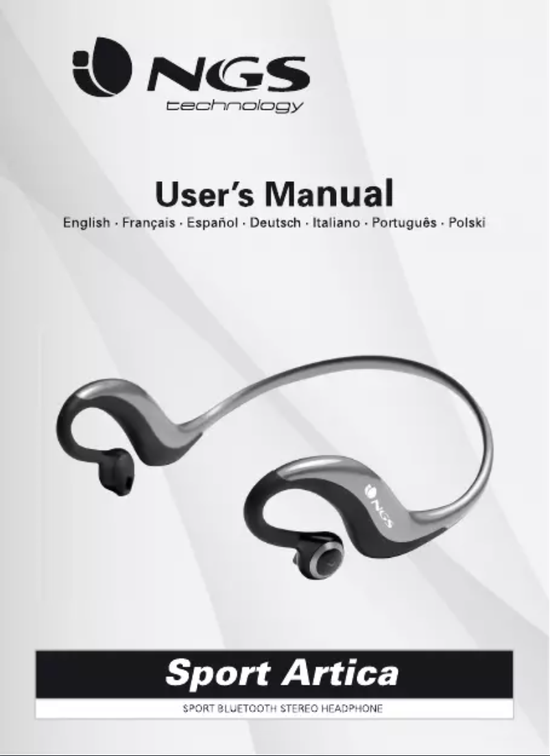 Page n°1 - Manuel utilisateur NGS Green Sport Artica bluetooth