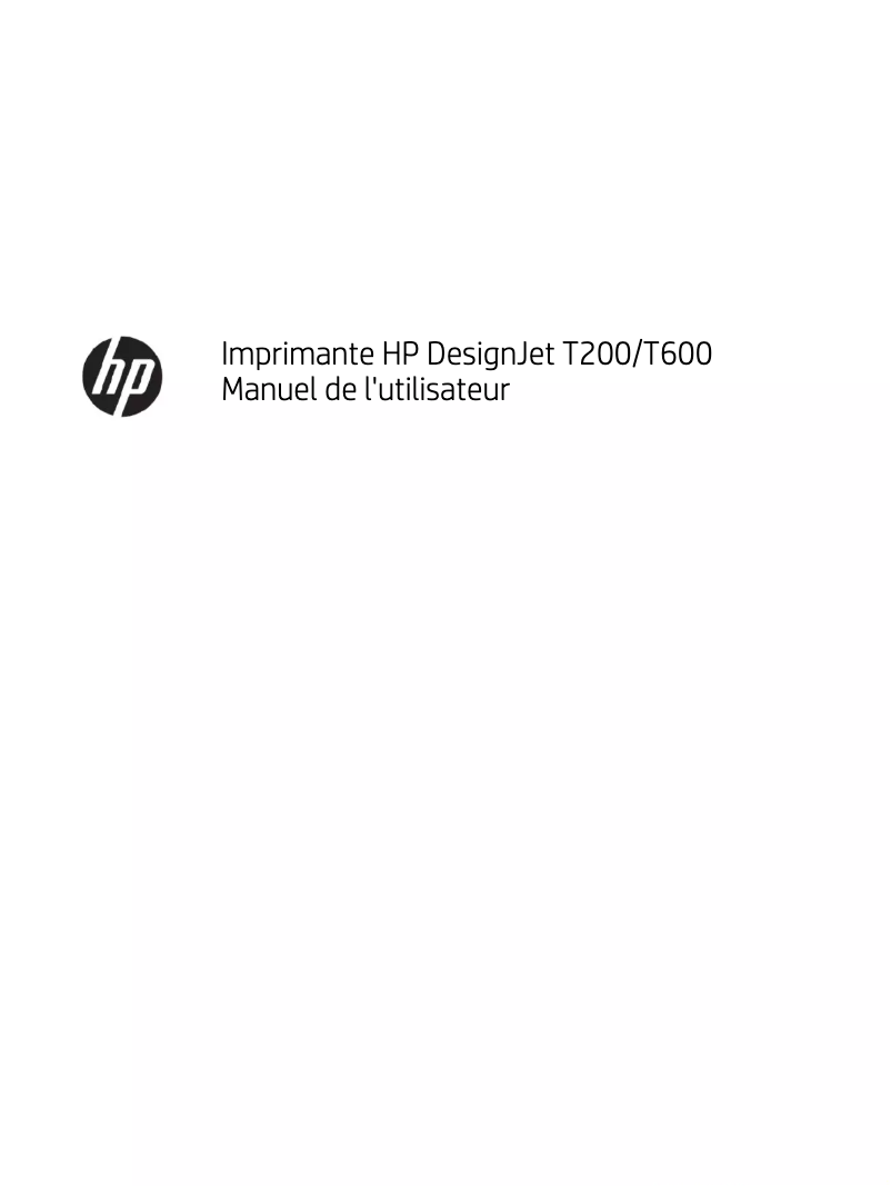 Page n°1 - Manuel utilisateur HP DesignJet T250